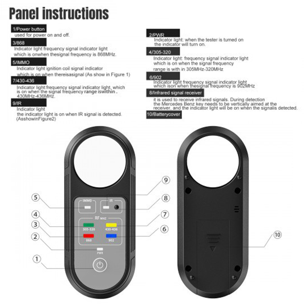 Clé à distance K3 pour testeur - Co Detector Plug avis et prix